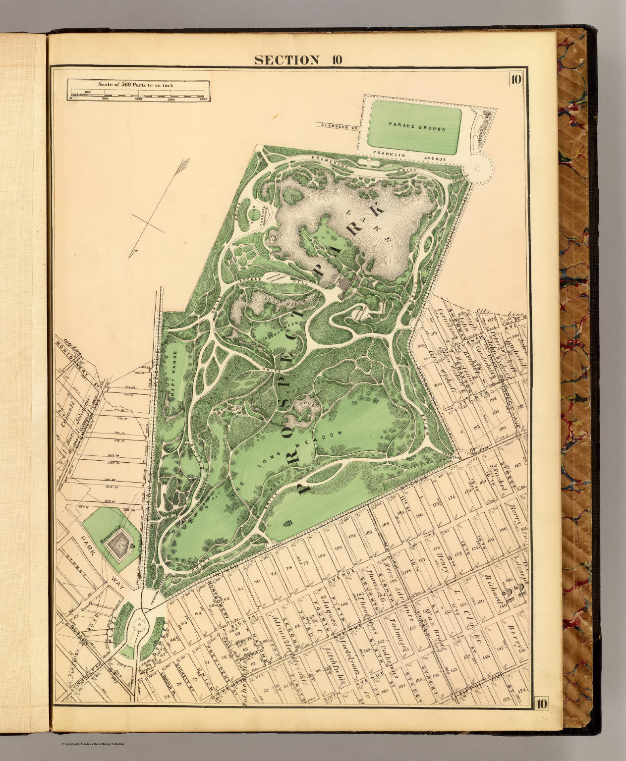 Fulton: Farm Line Map of the City of Brooklyn, Section 10